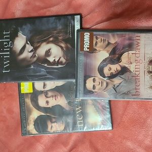 3 DVDs Twilight Series